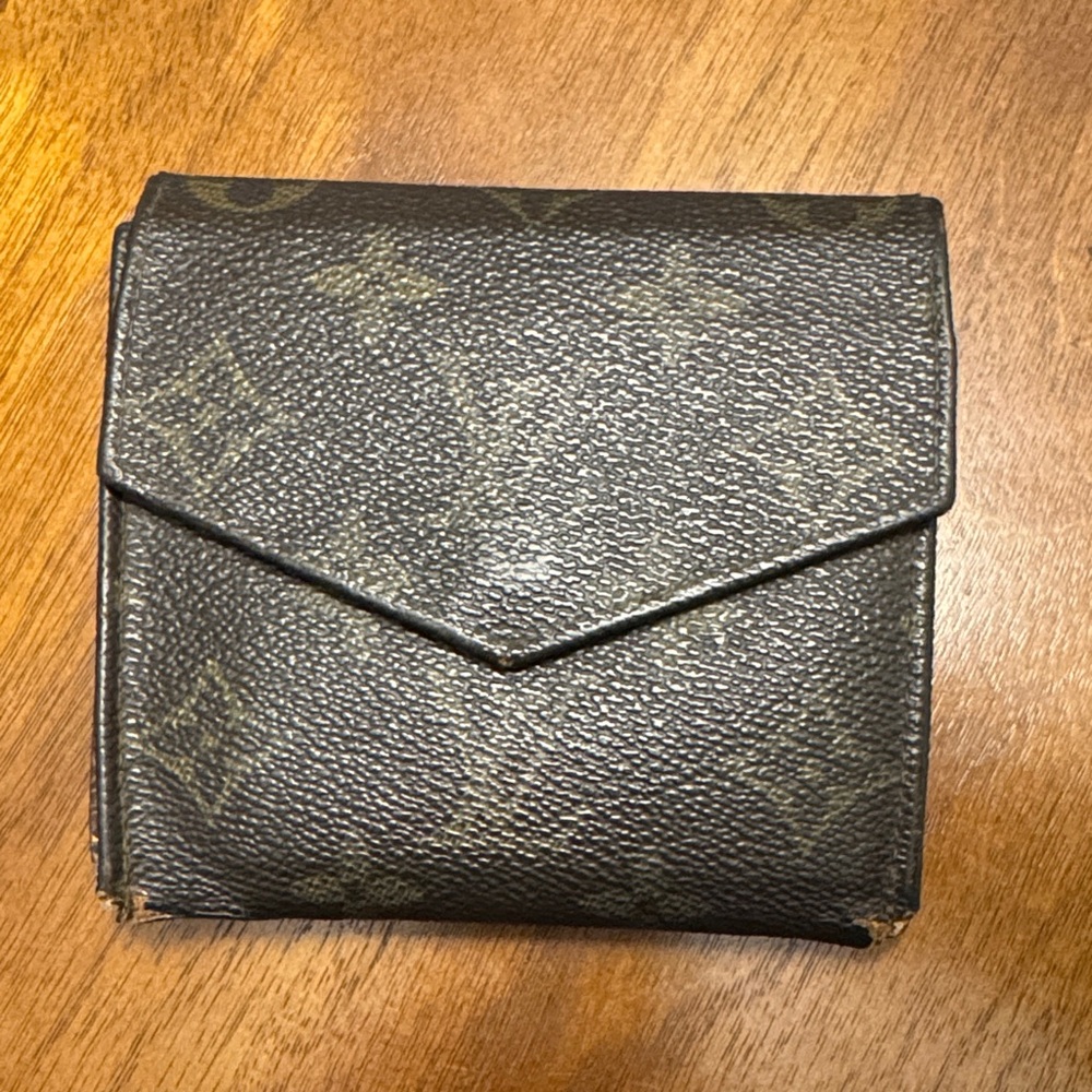 Louis Vuitton Black and Brown Wallet